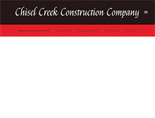 Tablet Screenshot of chiselcreekconstruction.com
